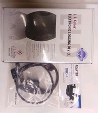 NEW J.J. Keller ELD Encompass ELog Electronic Logging Device And Y-Adapter