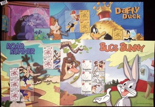 /// SINGAPORE MNH 4 SHEETS DISNEY ANIMALS CARTOONS