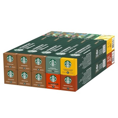 STARBUCKS House Blend Pack by Nespresso, Kaffeekapseln 10 x 10 (100 Kapseln)