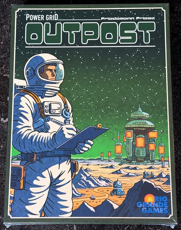 Power Grid Outpost Board Game - Rio Grande Games - Friedemann Friese - Sealed
