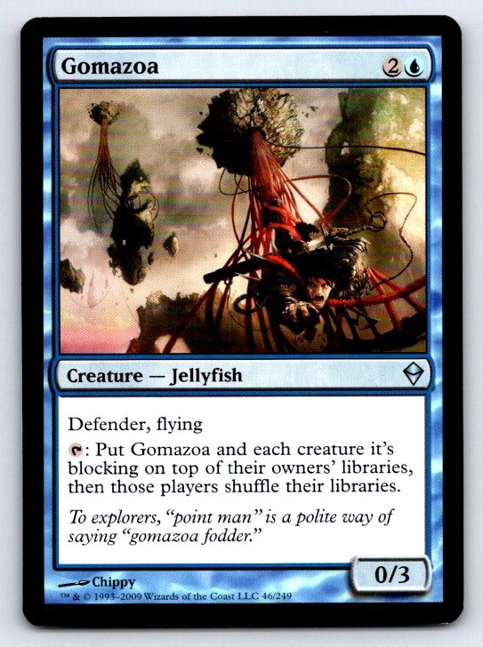 Gomazoa Uncommon Zendikar Magic: The Gathering