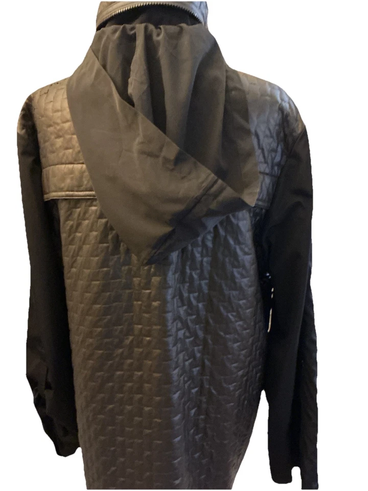 Ali RO Women's Quilted Jacket Hooded Full Zip And Snaps - Image 4 of 4