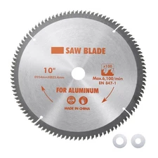 Circular Saw Blade - [10-inch x 100 Teeth x 1-inch Arbor] Circular Cutting Bl...