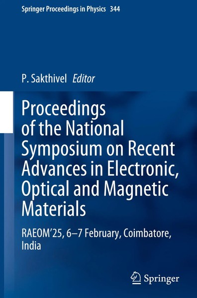 P. Sakthivel | Proceedings Of The National Symposium On Recent Advances In...-image