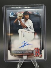 2025 Bowman Draft Kyson Witherspoon Chrome Auto 1st Prospect #CPA-KW Red Sox