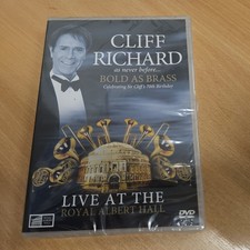 Cliff Richard: Bold As Brass - Live at the Royal Albert Hall DVD (2010) Sealed
