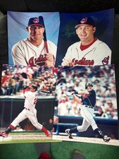 (4) Jim Thome Cleveland Indians 8" x 10" Color Photos Phillies White Sox