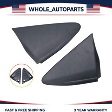 Lhrh Fender Mirror Molding Triangle Trim Corner Cover For 12-14 Toyota Yaris