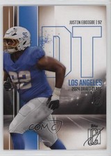 2024 Topps Signature Class Rookies Bronze Justin Eboigbe #139 0o2b