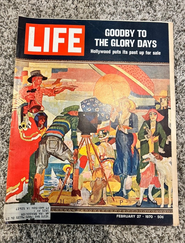 LIFE Magazine February 27 1970 Goodby To The Glory Days~Hollywood Auction