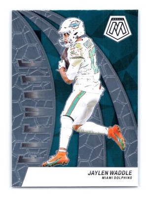 Jaylen Waddle Elevate Insert 2024 Panini Mosaic #18 Miami Dolphins