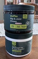 Wuffes Chewable Dog Hip  Joint Supplement Under 65 lbs , 59 Chews Pack of 2 
