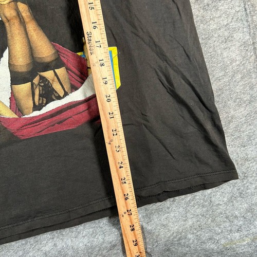 Vintage AC/DC Shirt Mens XL Black 1990 Mistress For Christmas Brockum Rock Band - Picture 9 of 12