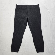 Matty M Leggings Womens XL Gray High Rise Ankle Jegging Pockets Stretch Casual