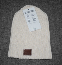 Love Your Melon Knit Beanie Slouch Style Cream Hat - Toddler - New with Tags 