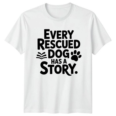 Jeder gerettete Hund hat ein T-Shirt Tierrettung Hunde Geburtstag Geschenk für Sie und Ihn