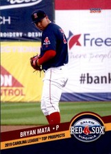 2019 Carolina League Top Prospects Choice #24 Bryan Mata - NM Baseball Card