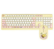 Kakao Friends Choonsik 10M Range Wireless Keyboard Mouse Slim Quiet Design