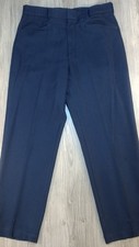 Levi's Pants Mens act. size 33x28 Black Action Slacks Silver Tag VTG Straight