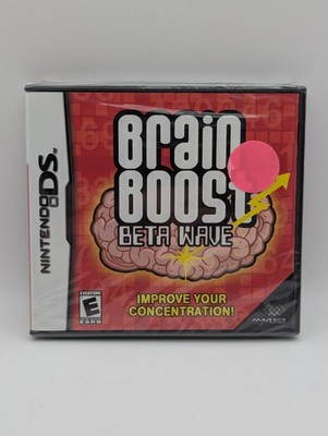 Brain Boost: Beta Wave (Nintendo DS, 2006) Game NEW SEALED
