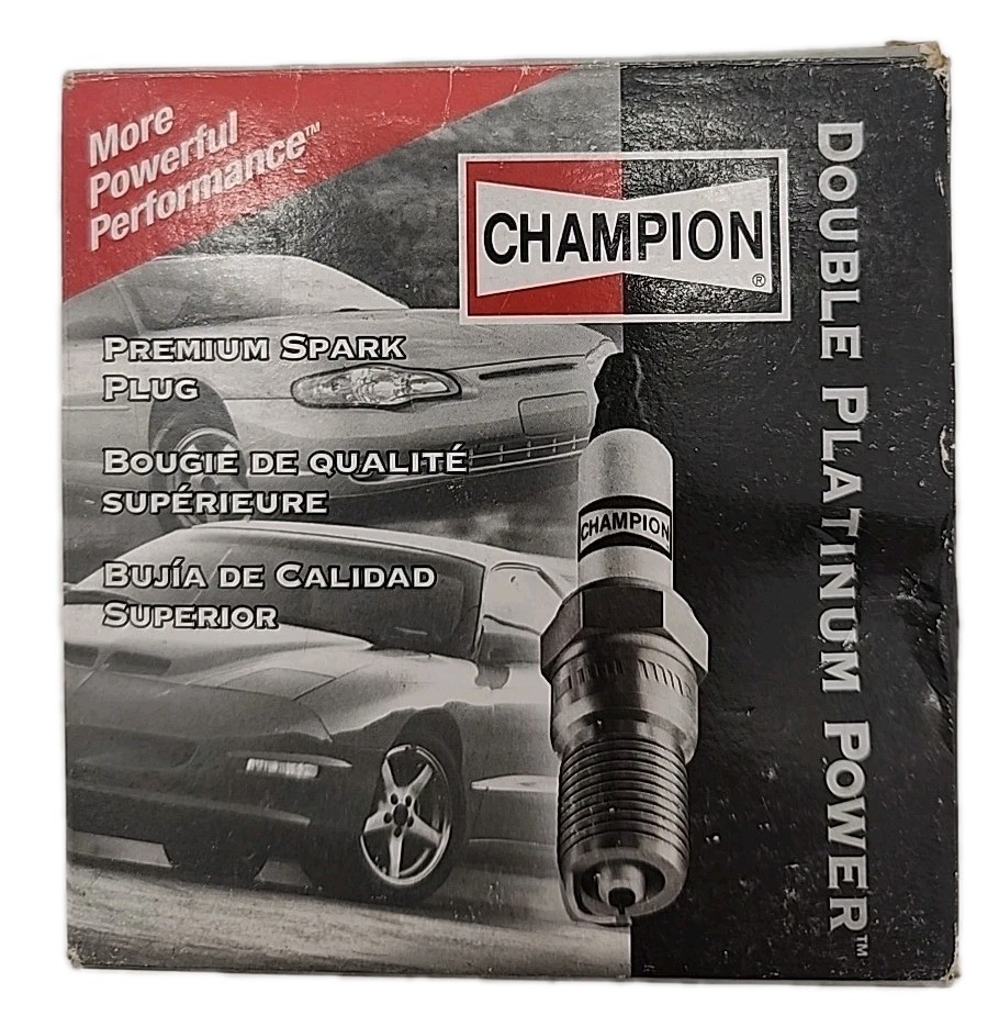 Champion 7975 Double Platinum Power Spark Plug - 4 pack Open Box 