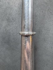 6.1g VTG Sterling Silver 925 Greek Key Ring Size 7 Jewelry Lot O