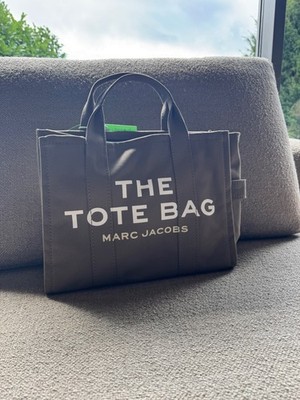 Marc Jacobs Borse a Mano The tote bag Donna Tessuto Verde/Ardesia