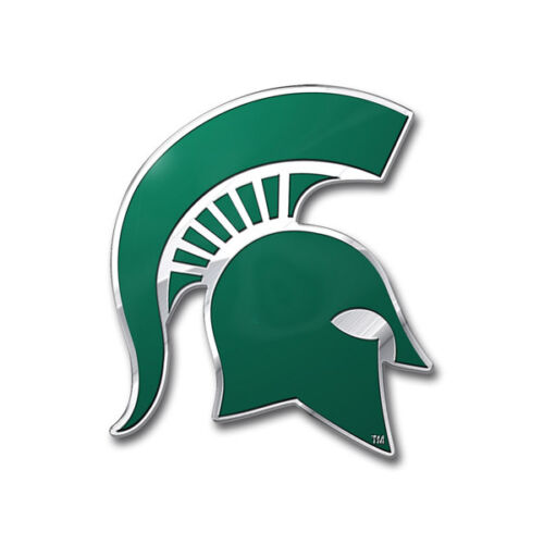 Michigan State Spartans gestanztes Metall Auto Emblem - Auto Aufkleber Aufkleber NCAA CDG - Bild 1 von 1
