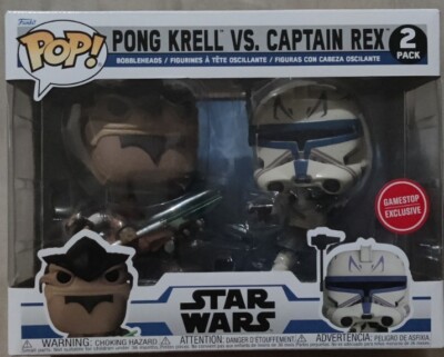 Funko POP! Star Wars: Clone Wars Pong Krell and Captain Rex Vinyl