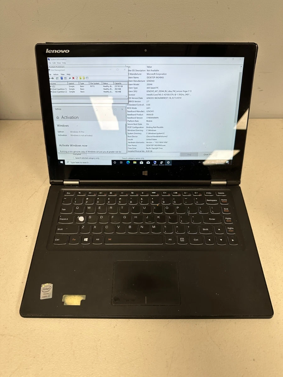 ORDINATEUR PORTABLE À écran tactile Lenovo Yoga 7 14ITL5 14 POUCES I5