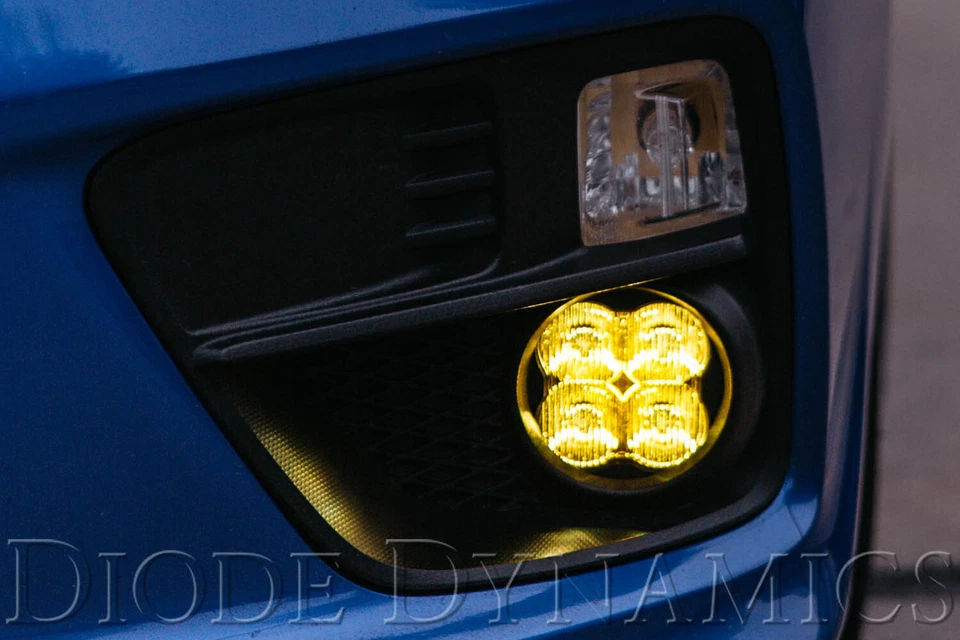 For SS3 LED Fog Light Kit for 2010-2014 Subaru Legacy Yellow SAE Fog Pro w/ Back - Image 2 of 4