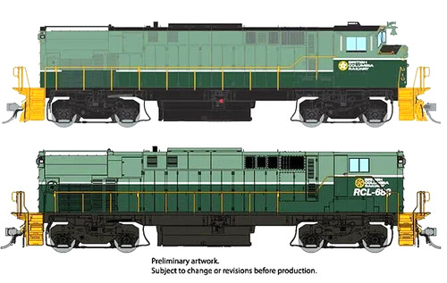 Rapido HO Scale ~ M420 British Columbia Railway #641 & #681 ~ DC Version ~ 33024 | Zustand: New