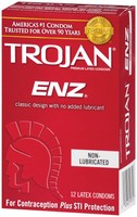 Trojan Enz Non-lubricated Condoms 1 Pack = 12 Condoms on sale Trojan Enz Non-lubricated Condoms 1 Pack = 12 Condoms on sale