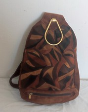 Rucksack Brusttasche Wildleder Angi Designer Made in Italy