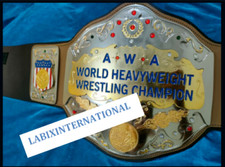 AWA INMATE Heavyweight Championship Belt 4mm Zinc 2 layer