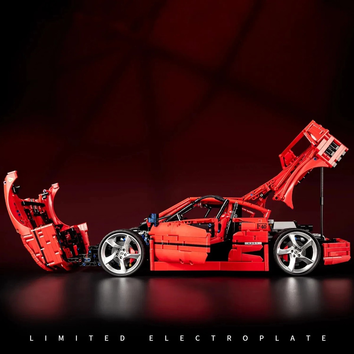 MOC TECHNIC SET: Ferrari F40 Super Car 1:8 Scale -Without Box