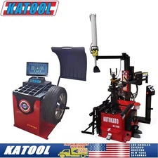 Motooltech KT-T900/KT-B750 Automatic Hydraulic Tire Changer Wheel Balancer Combo