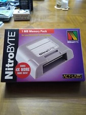 Nintendo 64 N64 4X Controller Pak Memory Card NitroByte NEW