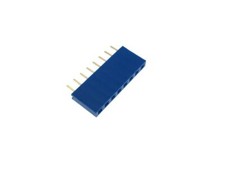 8-Pin 2.54mm 0.1" Female Header Blue - Pack of 10