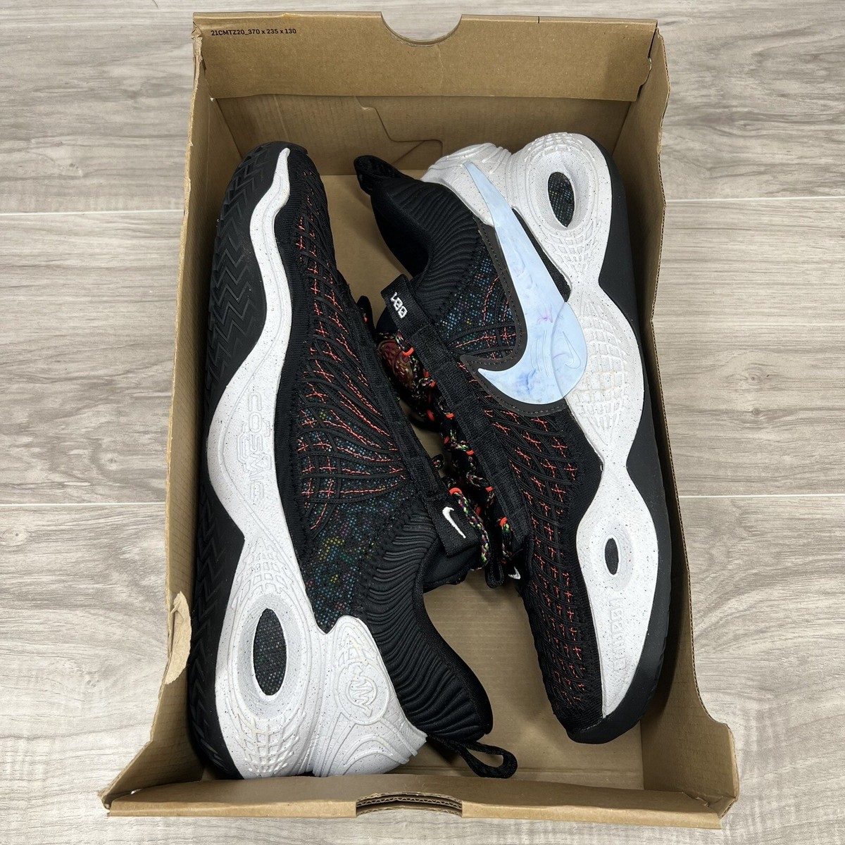 Nike Cosmic Unity TB Mens Basketball Shoes Black White DM4426-001