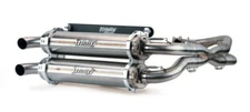 Trinity Dual Full System Exhaust Muffler For RZR XP 4 1000 EPS 2014-23