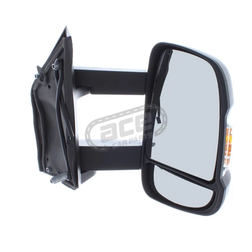 Electric Long Arm Wing Door Mirror For Fiat Ducato 2006-2024 16w Bulb Right Hand
