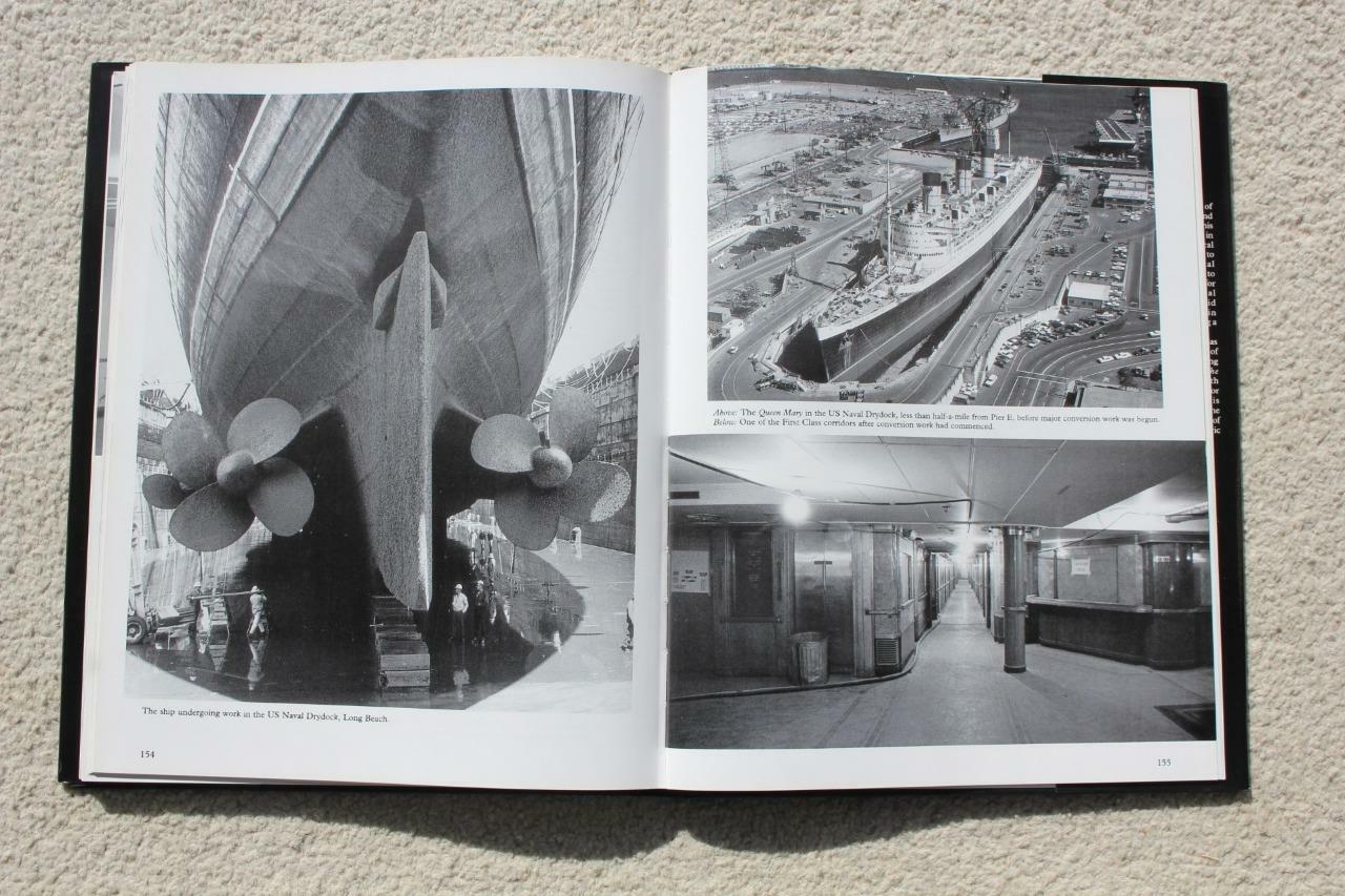 CUNARD WHITE STAR LINE RMS QUEEN MARY BOOK DAVID ELLERY BEST BOOK ON