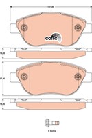 BremsbelÄGe Fiat P. 500/DOBLO/LINEA 1.3-1.9 Jtd 01-