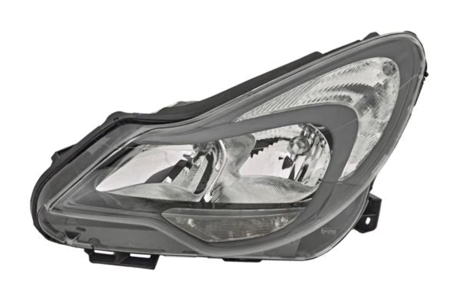Corsa Front Left Headlight Halogen Headlamp Fits Vauxhall 1216673 