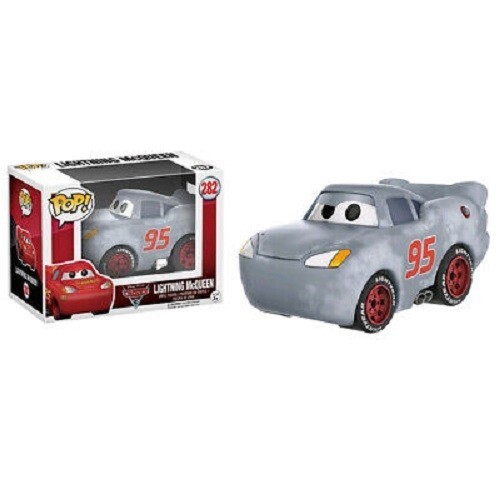 Funko Pop Disney Cars 3 #282 Lightning Mcqueen (Gray) Vinyl Figure