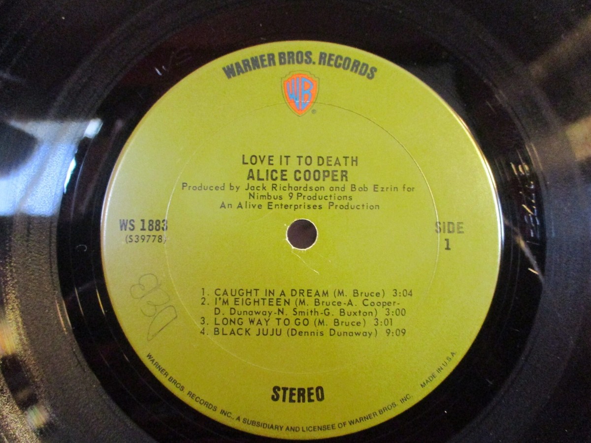 ALICE COOPER/LOVE IT TO DEATH【輸入盤】レコード alice-cooper-love-it-to-death-