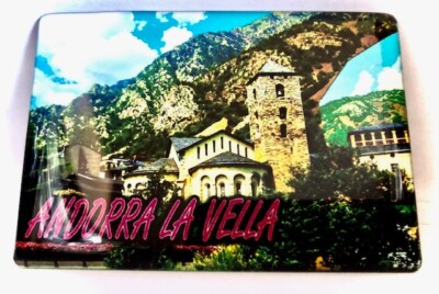 ANDORRA MAGNET , ANDORRA LA VELLA, ANDORRA SOUVENIR- FRIDGE MAGNET