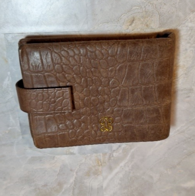 Wallet Leather Cowhide Lady Buxton Convertible Gator Vintage