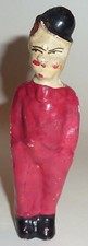 Charlie Chaplin Spielzeug Figur Bon Dufour 11,5 cm um 1920/30 Bondufour France